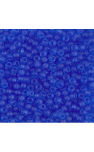 Miyuki rocailles Perlen 8/0 - Matte transparent sapphire 8-150F